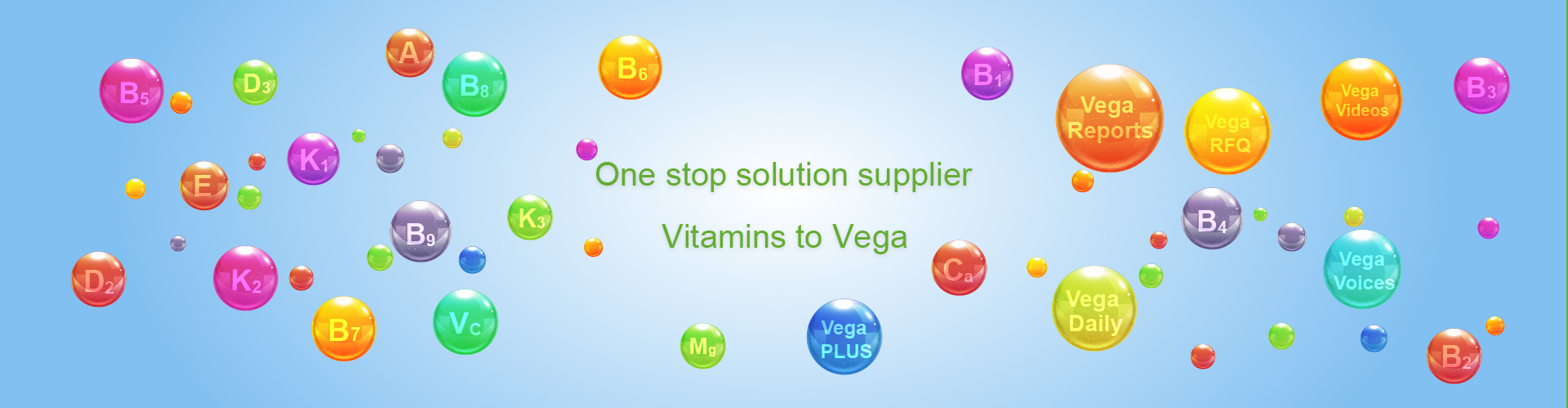 Vitamins to Vega, one stop solution supplier